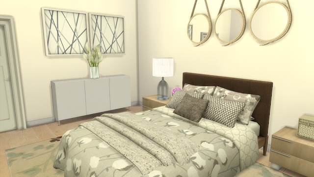 Sims 4 COMFORTABLE BEDROOM at Dinha Gamer