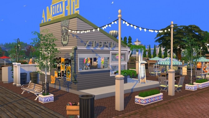 Sims 4 The Burger Shack CC Free by kiimy 2 Sweet at Mod The Sims