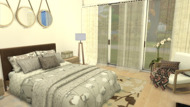 Sims 4 COMFORTABLE BEDROOM at Dinha Gamer
