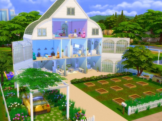 Sims 4 Family Dollhouse at MSQ Sims