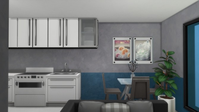 Sims 4 MODERN 8X8 Starter Home by LordLevy at Mod The Sims