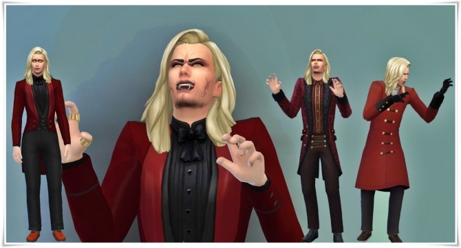 Sims 4 Eric Northman as Vampire at Birksche’s SimModels