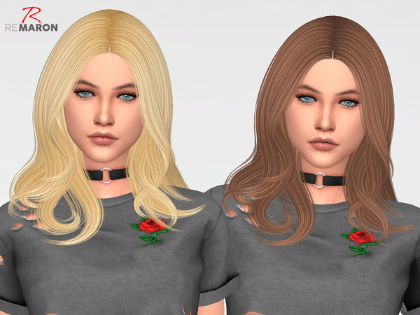 Trouble Hair Retexture By Remaron At Tsr Sims 4 Updates