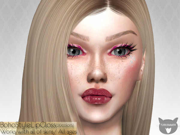 Sims 4 BohoStyle Lip Gloss by turksimmer at TSR