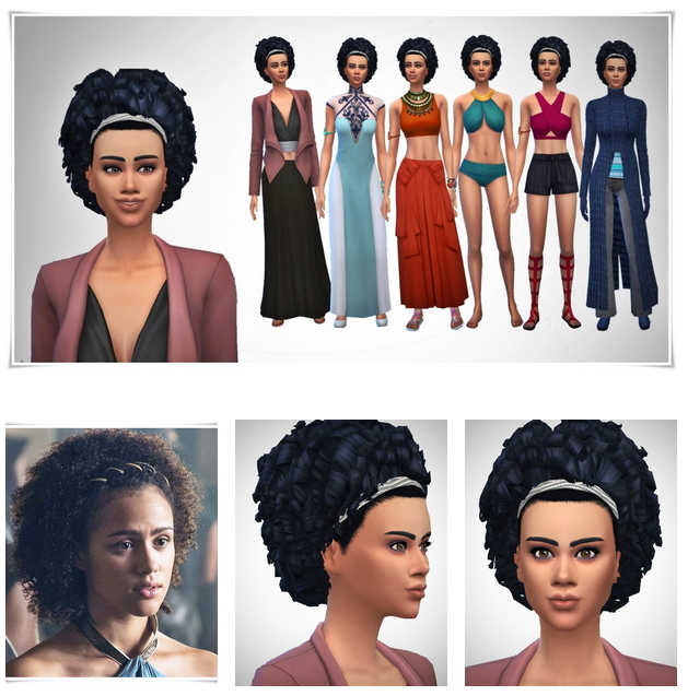 Sims 4 Missandei (Game of Thrones) at Birksche’s SimModels