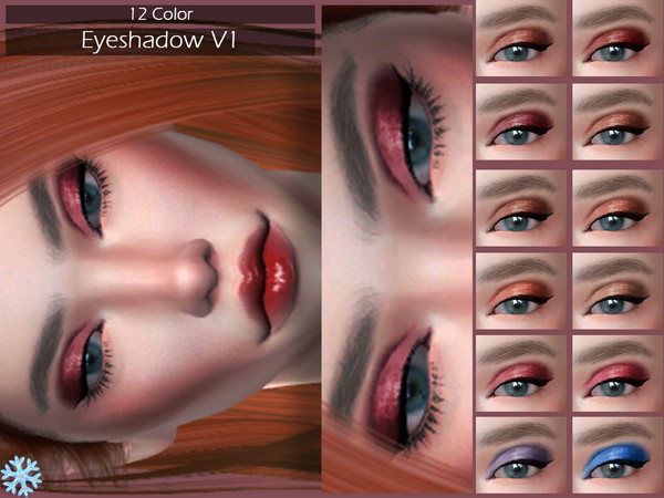 Sims 4 LMCS Eyeshadow V1 by Lisaminicatsims at TSR