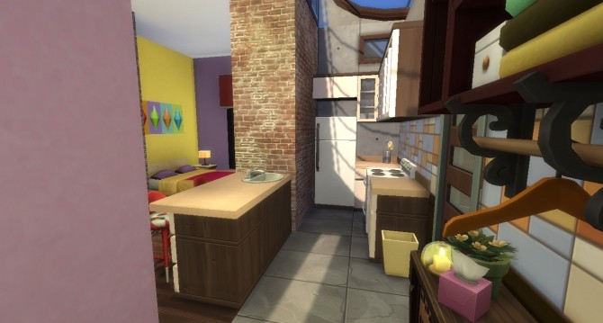 Sims 4 Tinyhouse Starter NO CC by wouterfan at Mod The Sims