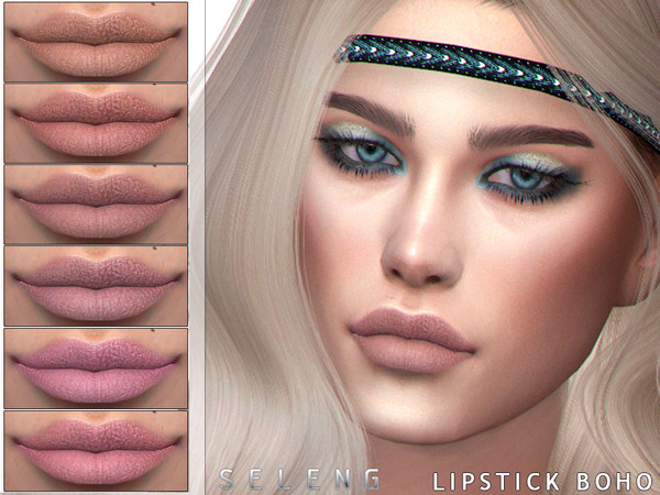 Sims 4 Lipstick Boho by Seleng at TSR