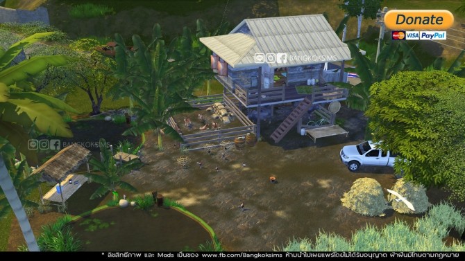 Sims 4 Thai Country Home (P) at BangkokSims