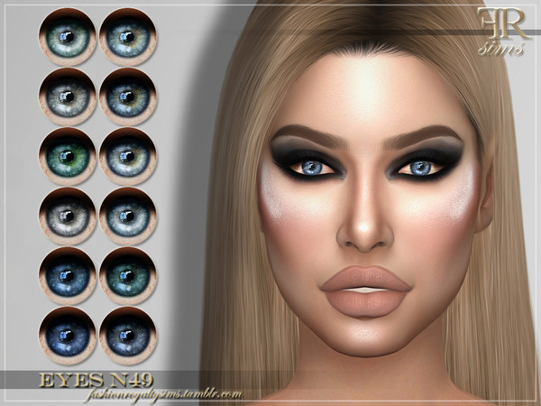 Sims 4 FRS Eyes N49 by FashionRoyaltySims at TSR