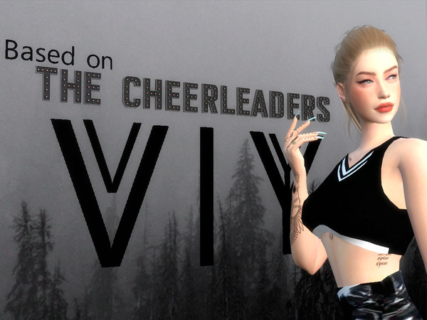 Sims 4 Cheerleaders Viy1 by Viy Sims at TSR