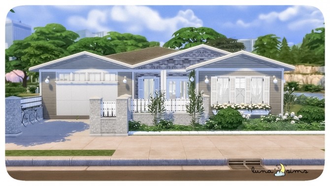 Sims 4 Oleander Family House at Luna Sims
