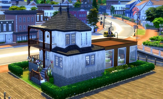 Sims 4 Catscratch cottage by valbreizh at Mod The Sims
