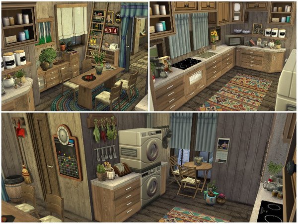 Sims 4 COUNTRYSIDE HOUSE by lotsbymanal at TSR