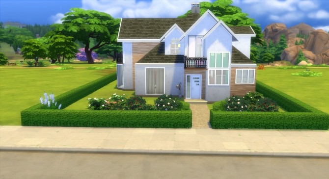 Sims 4 Roseraie house by valbreizh at Mod The Sims
