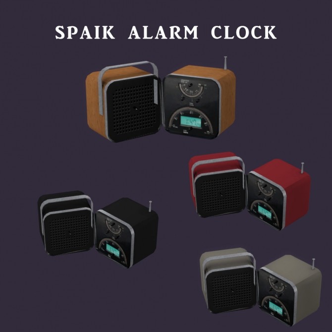 Sims 4 Alarm Clock at Leo Sims
