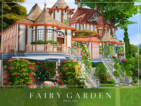 Sims 4 Fairy Garden by Pralinesims at TSR