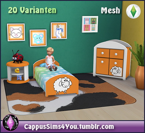 Sims 4 Set Lina for Toddlers at CappusSims4You