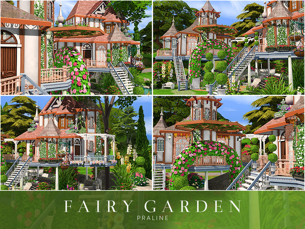 Sims 4 Fairy Garden by Pralinesims at TSR