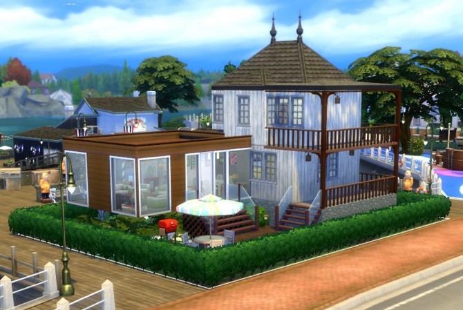 Sims 4 Catscratch cottage by valbreizh at Mod The Sims