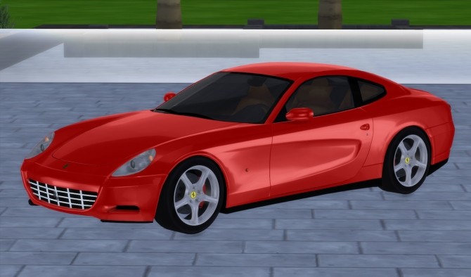 Sims 4 2004 Ferrari 618 Scaglietti at Tyler Winston Cars