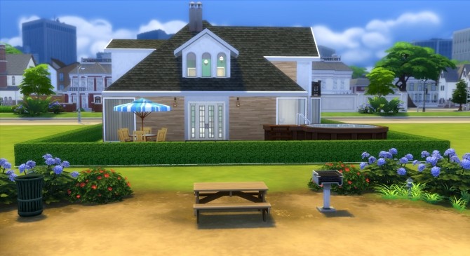 Sims 4 Roseraie house by valbreizh at Mod The Sims