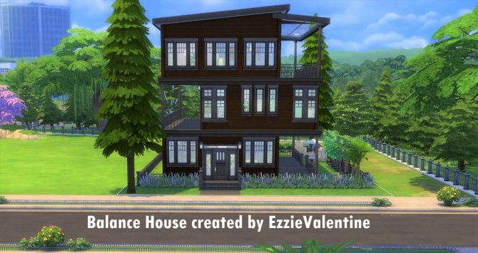 Sims 4 Balance House by EzzieValentine at Mod The Sims