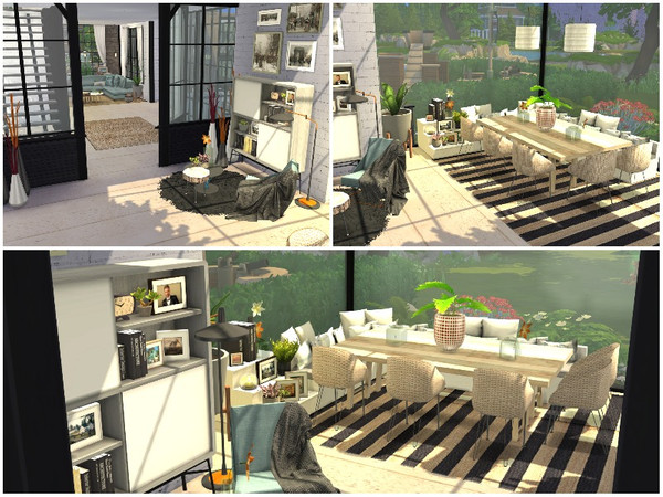 Sims 4 SIMPLE DESIGN house by lotsbymanal at TSR