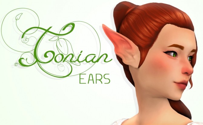 Sims 4 Tonian elf ears at Simandy