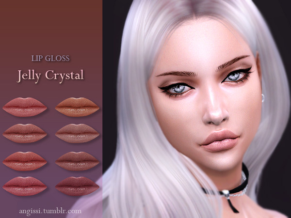 Sims 4 LIP GLOSS Jelly Crystal by ANGISSI at TSR
