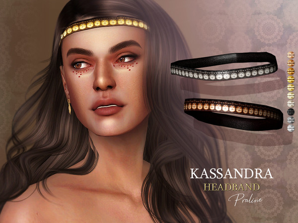 Sims 4 Kassandra Headband by Pralinesims at TSR