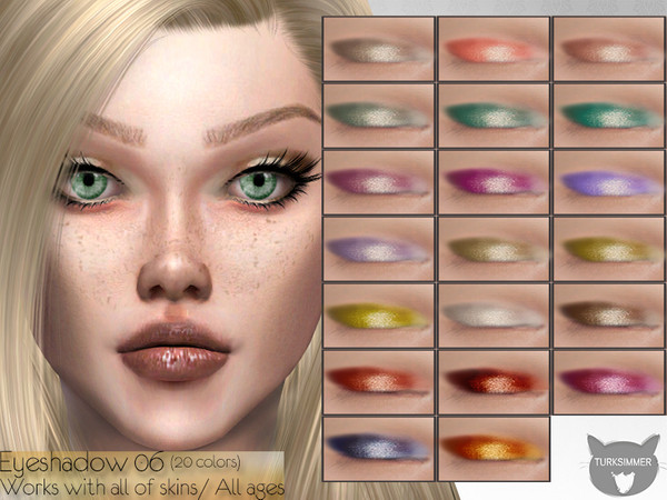 Sims 4 Eyeshadow 06 by turksimmer at TSR