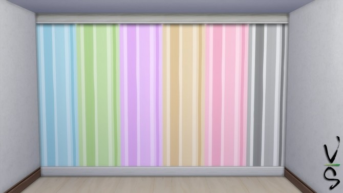 Sims 4 Suddenly Stripes Wallpaper by Veckah at Mod The Sims
