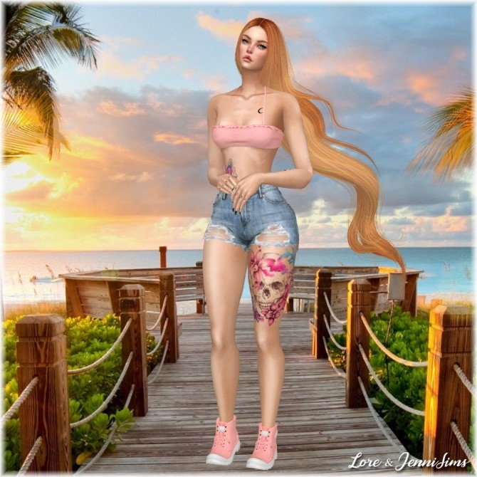 Sims 4 Nostalgic Summer 7 Cas backgrounds at Jenni Sims