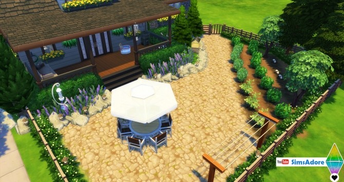 Sims 4 Small Elderly house Full Vegetable garden by bradybrad7 at Mod The Sims