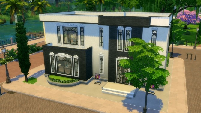 Sims 4 Magnolia Promenade renovation #2 | P&R Cloth Store by iSandor at Mod The Sims