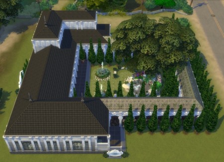 House of Leda Funeral Parlor by Alrunia at Mod The Sims