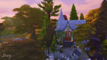 A Witch’s Tiny House Using the Pufferhead Stuff at GravySims