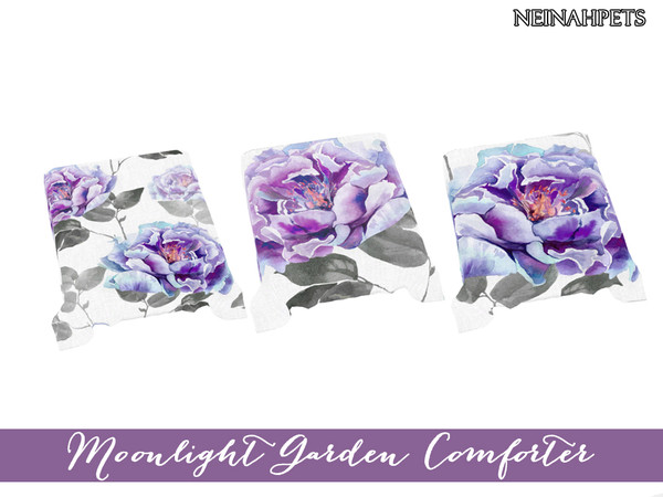 Sims 4 Moonlight Garden Bedroom Collection by neinahpets at TSR