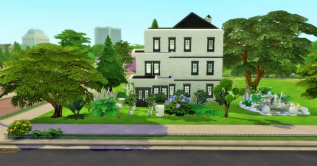 Three Story House with Balcony on Third Floor by heikeg at Mod The Sims
