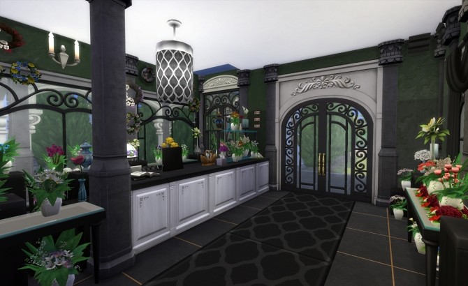 Sims 4 House of Leda Funeral Parlor by Alrunia at Mod The Sims