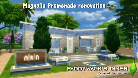 Magnolia Promenade renovation #3 | Paddywack’s Diner by iSandor at Mod The Sims