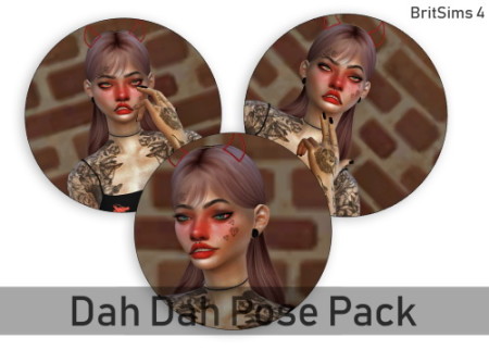 Dah Dah Pose Pack #1 at BritSims 4