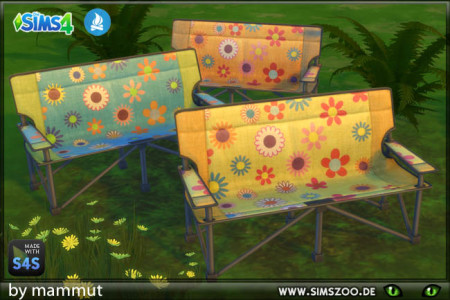 Hippie Camping seats by mammut at Blacky’s Sims Zoo