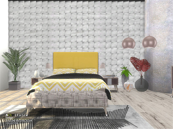 Sims 4 Tilda Bedroom by ArtVitalex at TSR