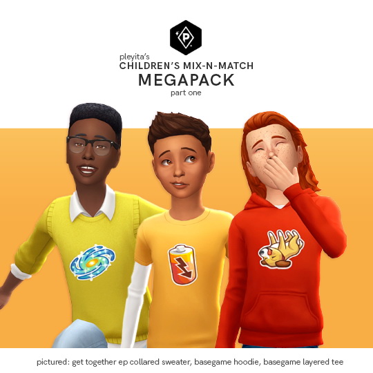 Sims 4 CHILDREN’S MIX N MATCH MEGAPACK part one at Pleyita