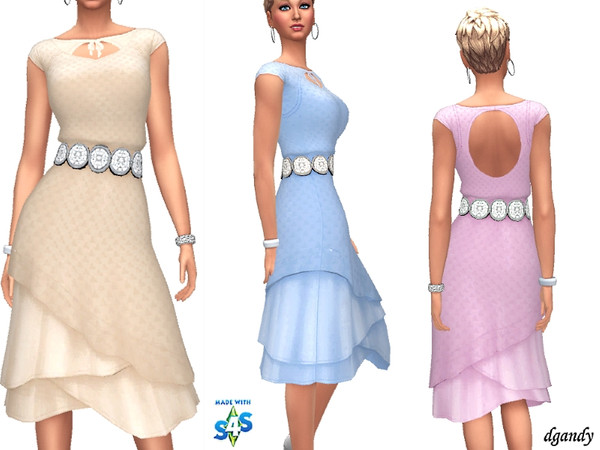 Sims 4 City Living Dress 201905 01 by dgandy at TSR