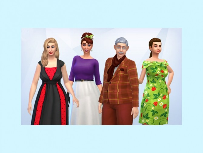 Sims 4 The Protheroe Lestrange family at KyriaT’s Sims 4 World