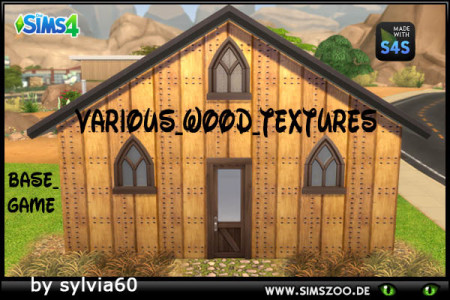 Various wood textures by sylvia60 at Blacky’s Sims Zoo