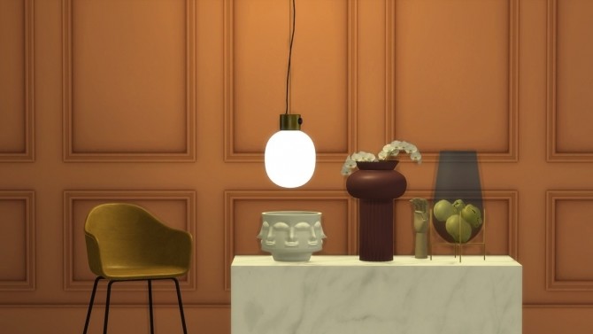Sims 4 JWDA PENDANT LAMP (P) at Meinkatz Creations